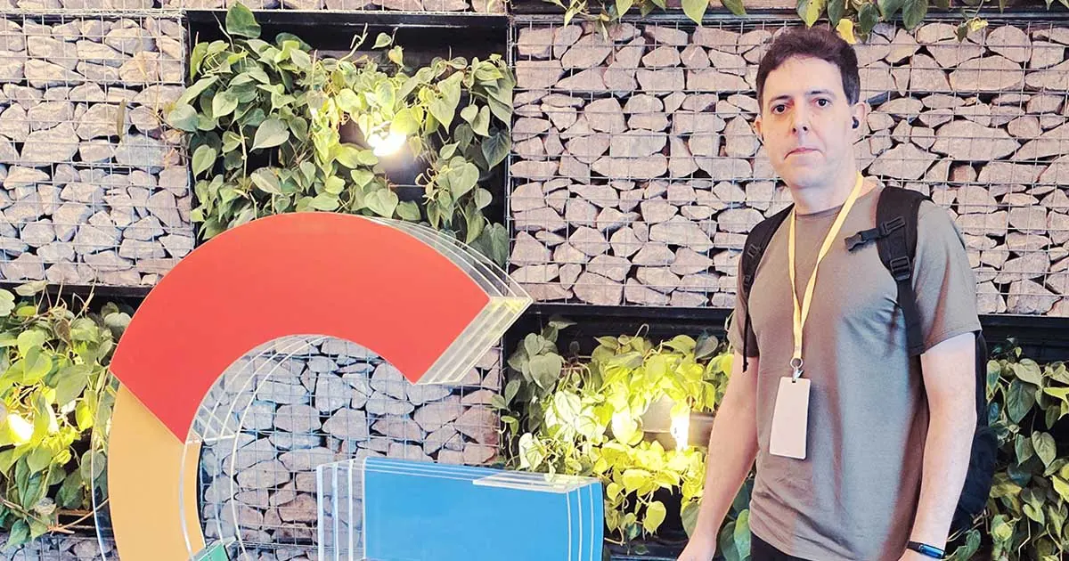 Ricardo Staut no Bootcamp Google Ads 2025, em evento do Google