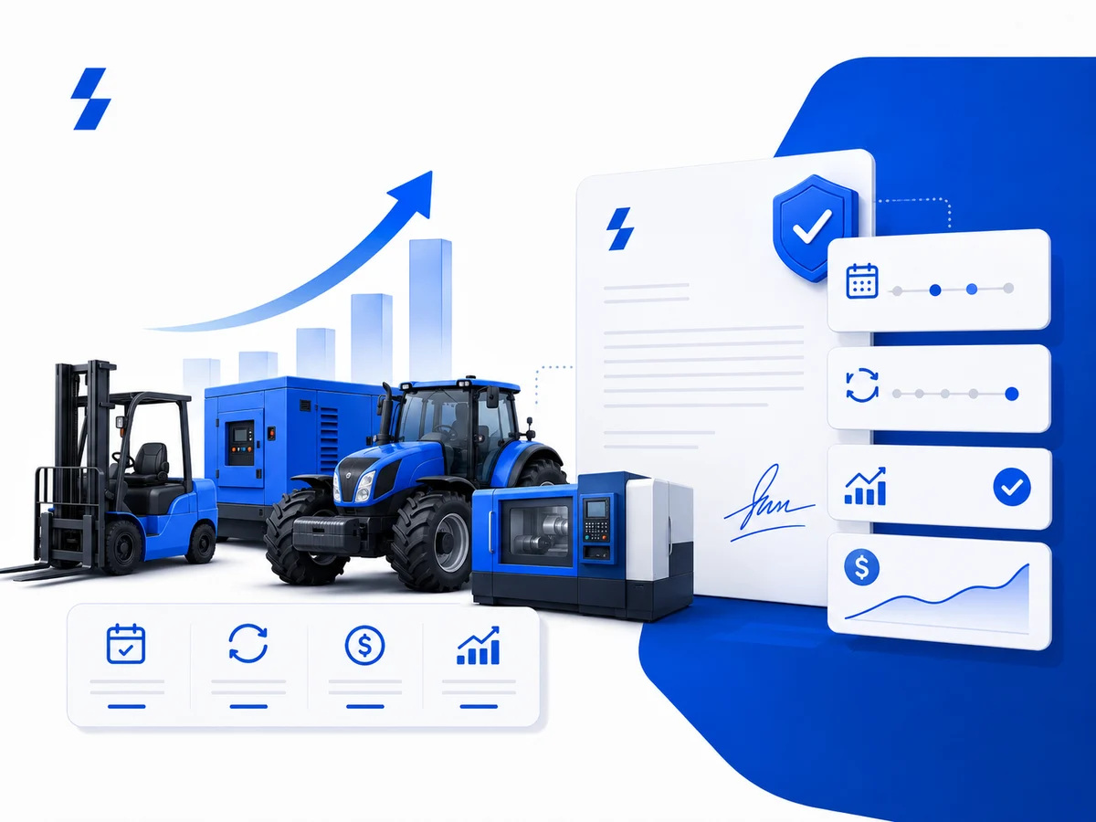 Locação de máquinas, ferramentas e equipamentos — imagem do segmento