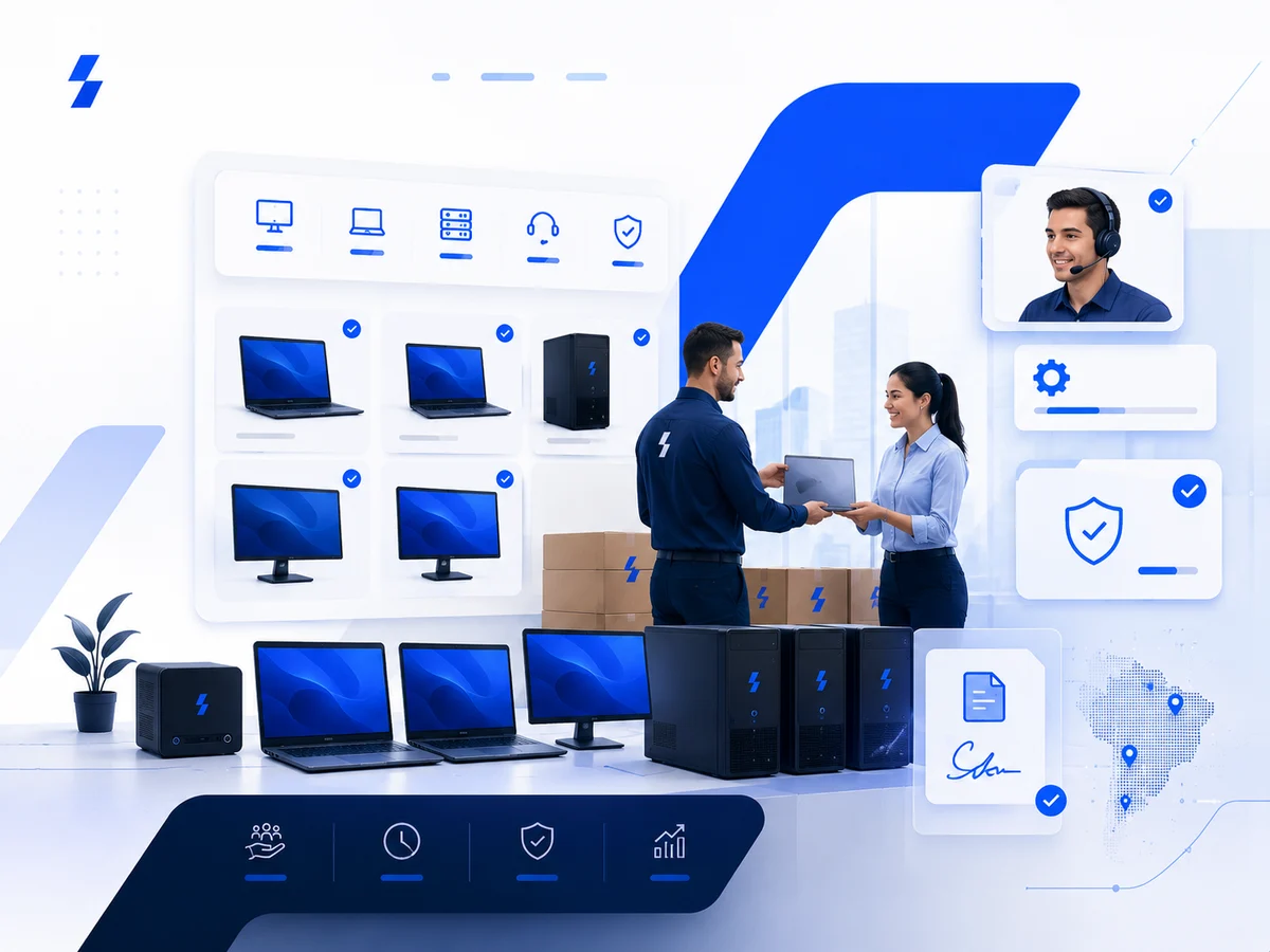 Outsourcing e locação de equipamentos de TI — imagem do segmento