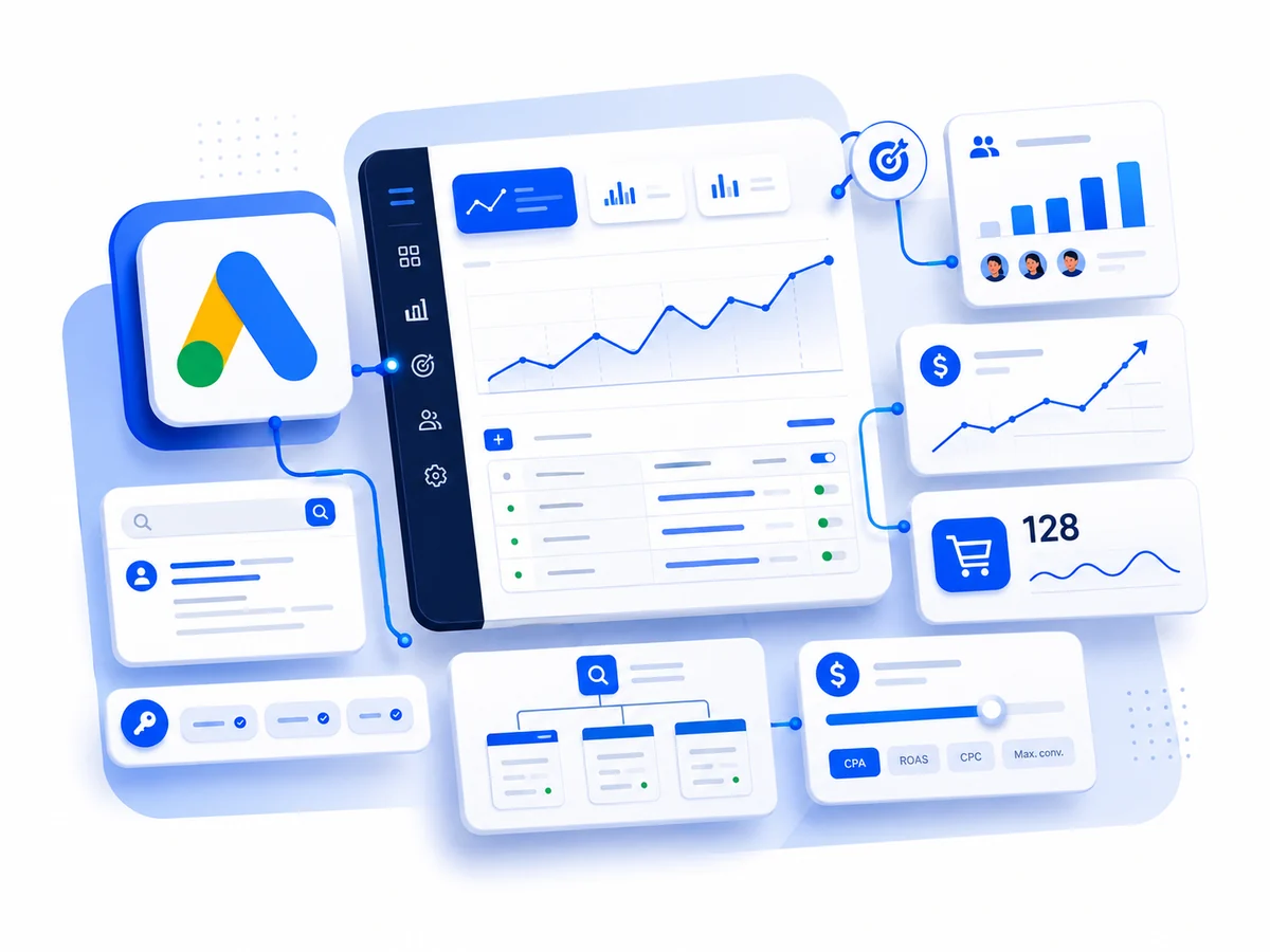 Gestão de Google Ads — imagem do serviço