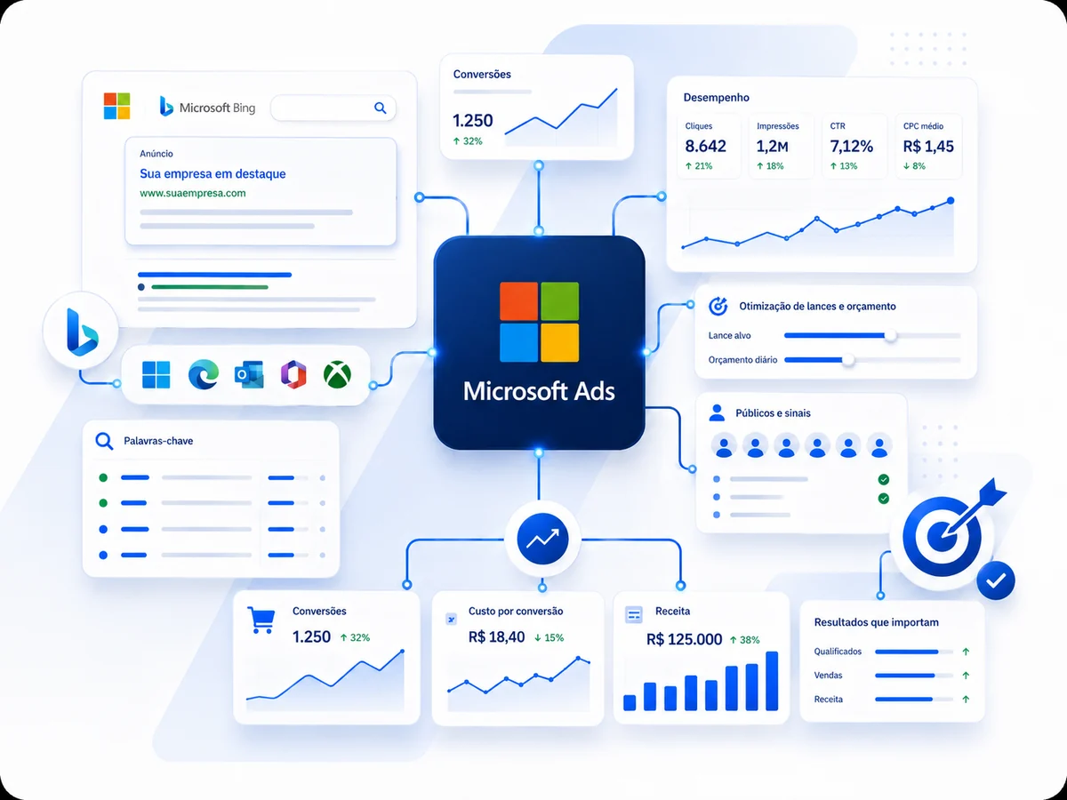 Gestão de Microsoft Ads e Bing Ads — imagem do serviço