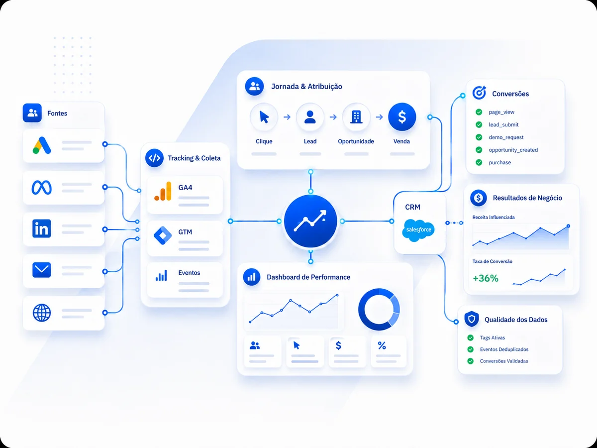 Configuração de GA4 e Google Tag Manager — imagem do serviço